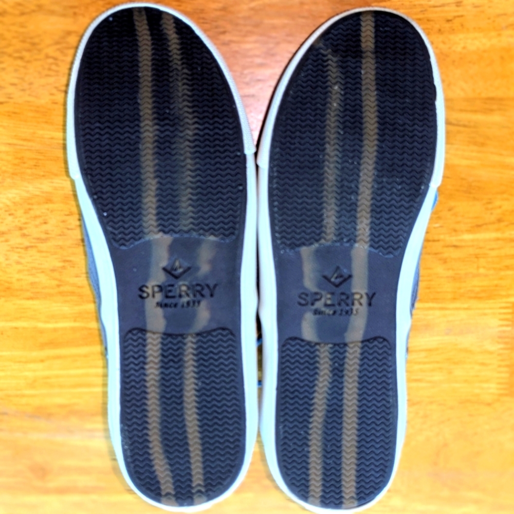 Men's Sperry Size 10.5 SeaCycled Striper II CVO Sneaker Shoe Nautical Slip Proof - Picture 6 of 12